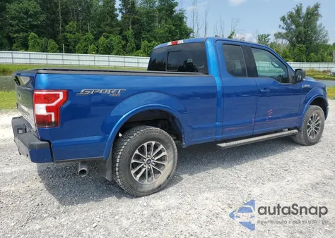 2018 Ford F150 Super Cab from USA, damaged, VIN 1FTEX1EP1JKE74493